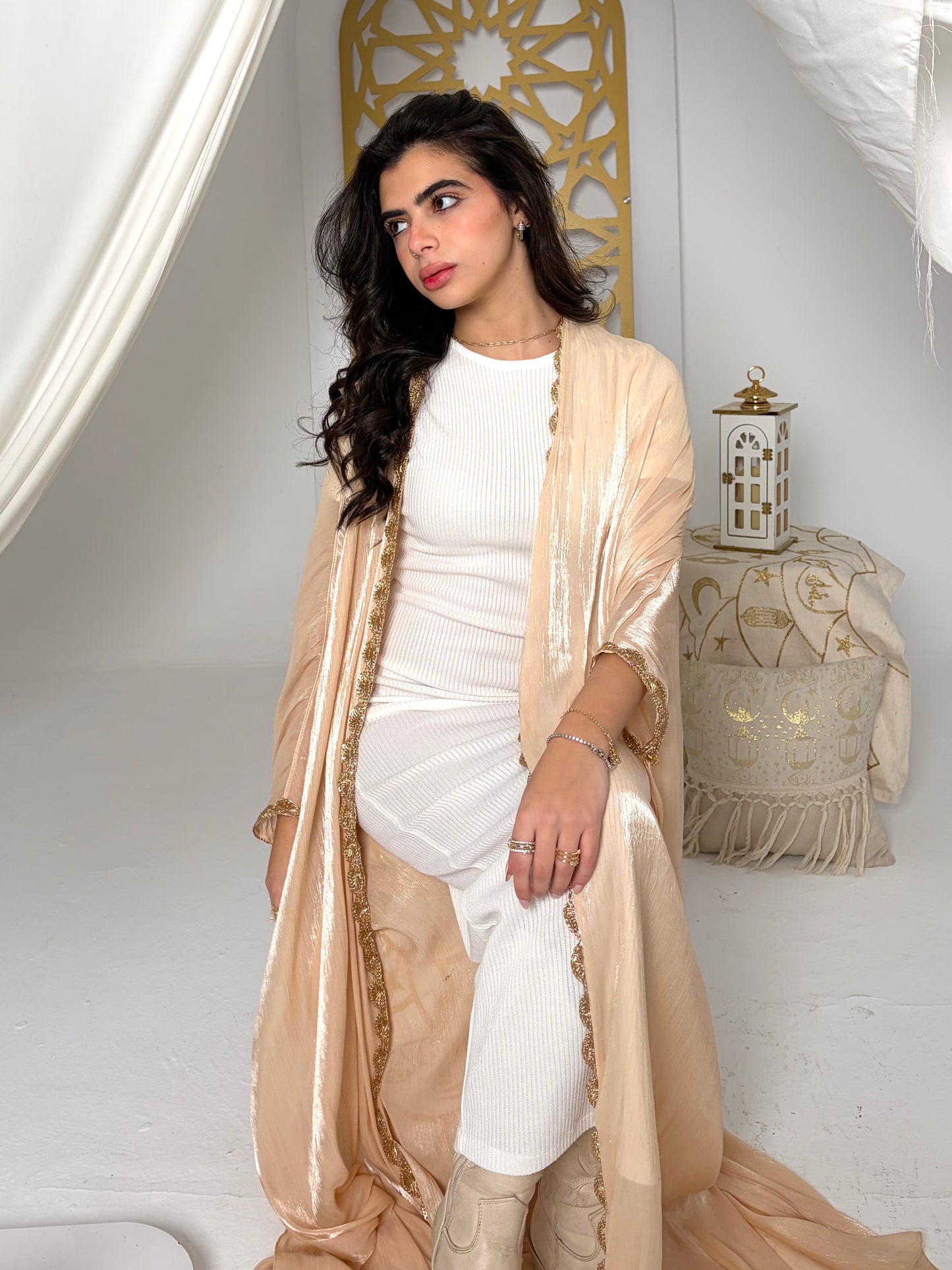Noor Champagne Kaftan✨