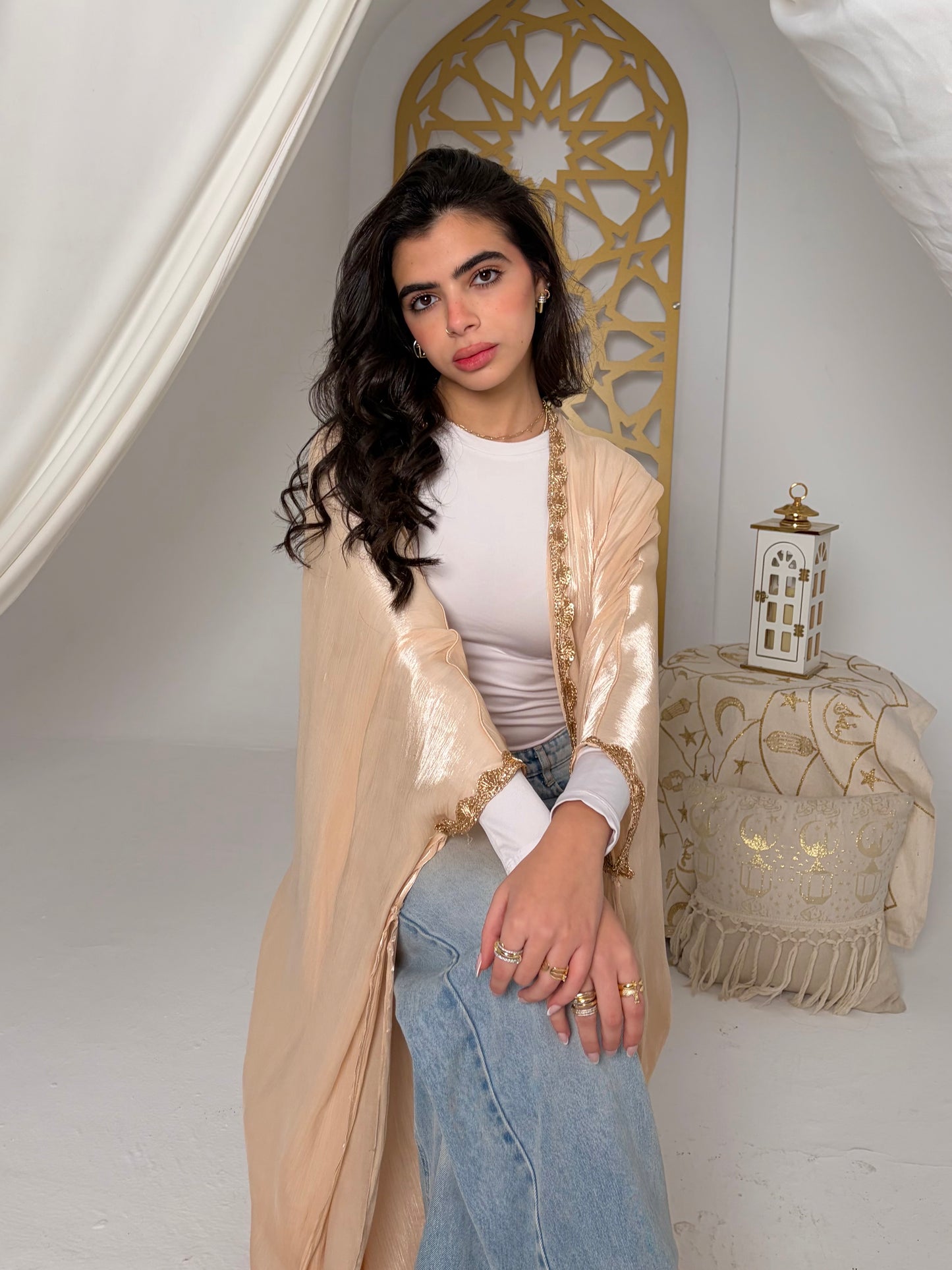 Noor Champagne Kaftan✨