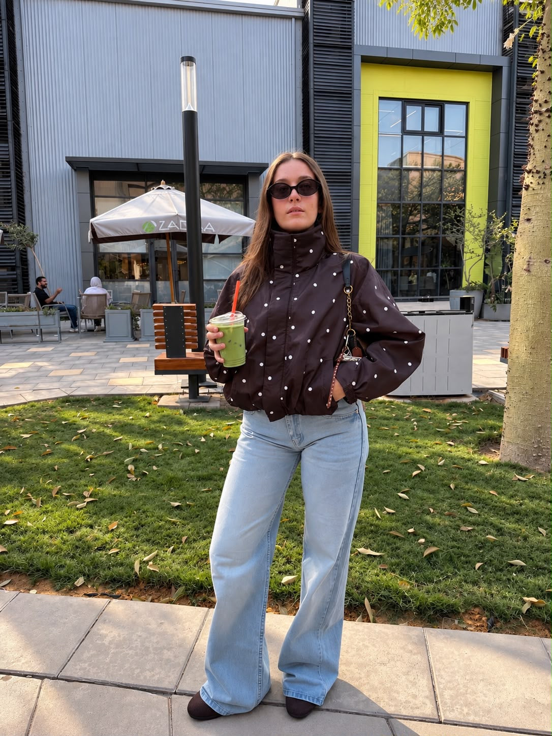Polka Dots Brown Jacket